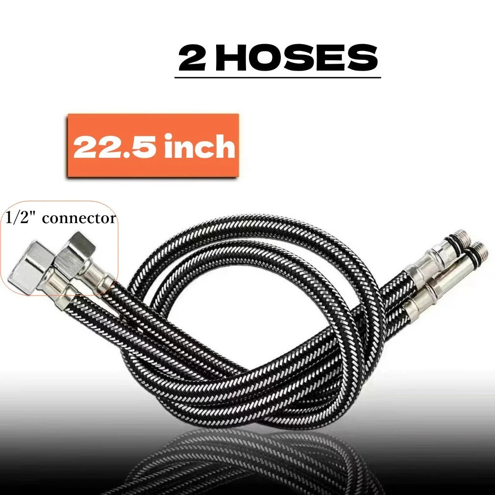 2Pack Single Handle Black Bathroom Sink Faucet J897186