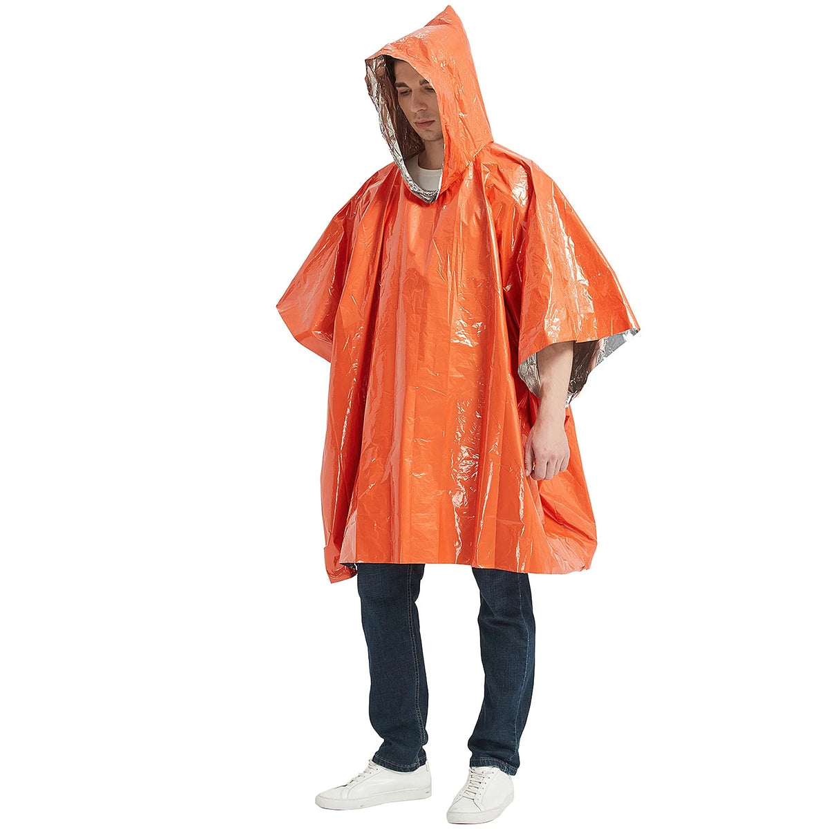Waterproof Thermal Poncho Raincoat with Sleeping Bag and Tent Shelter S3101