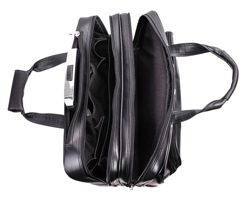 Black Wheeled Laptop Case F23048