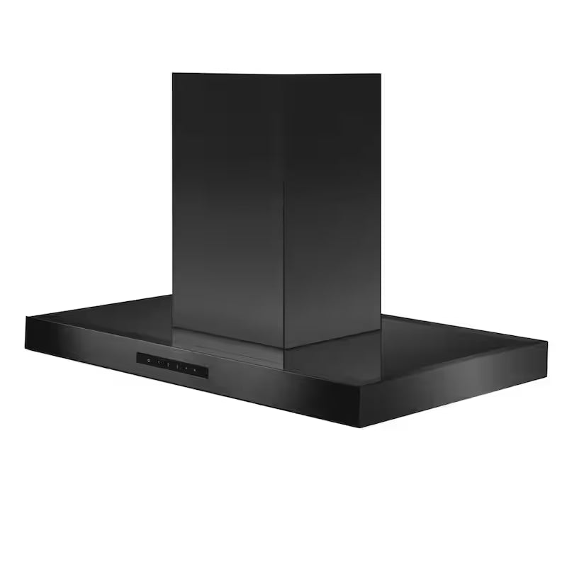 Black Stainless Steel Island Mount Range Hood W63419