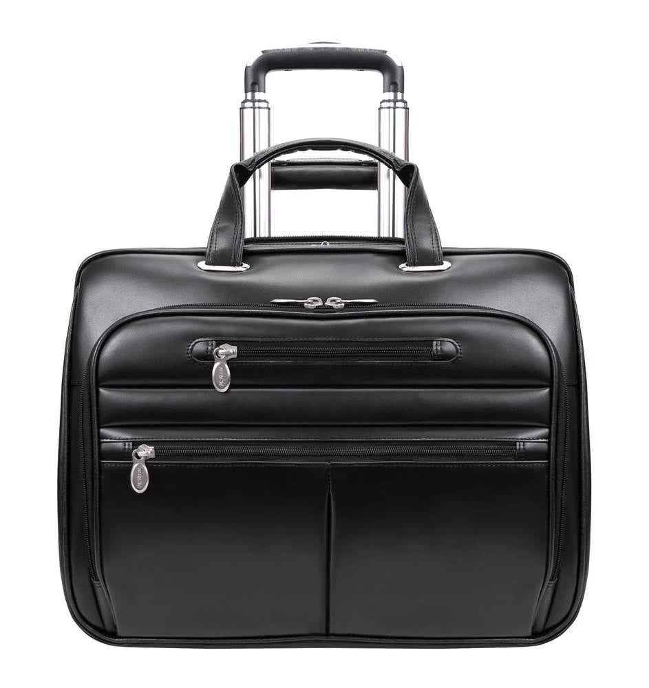 Black Wheeled Laptop Case F23048