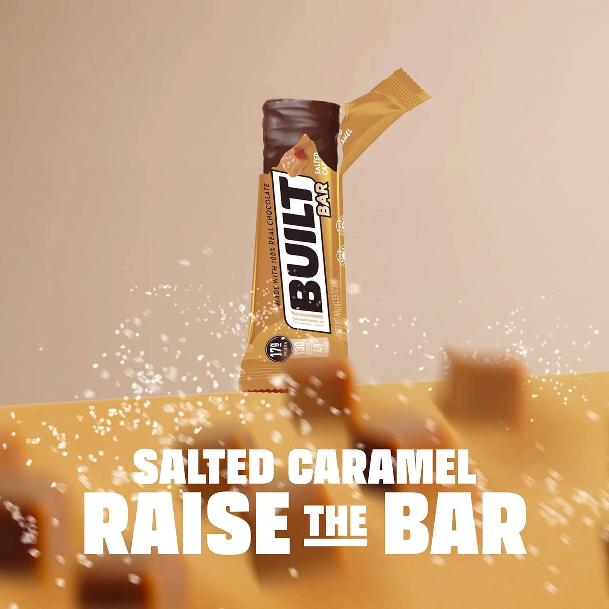 Salted Caramel Protein Bar, Gluten Free, 12 Count E2551