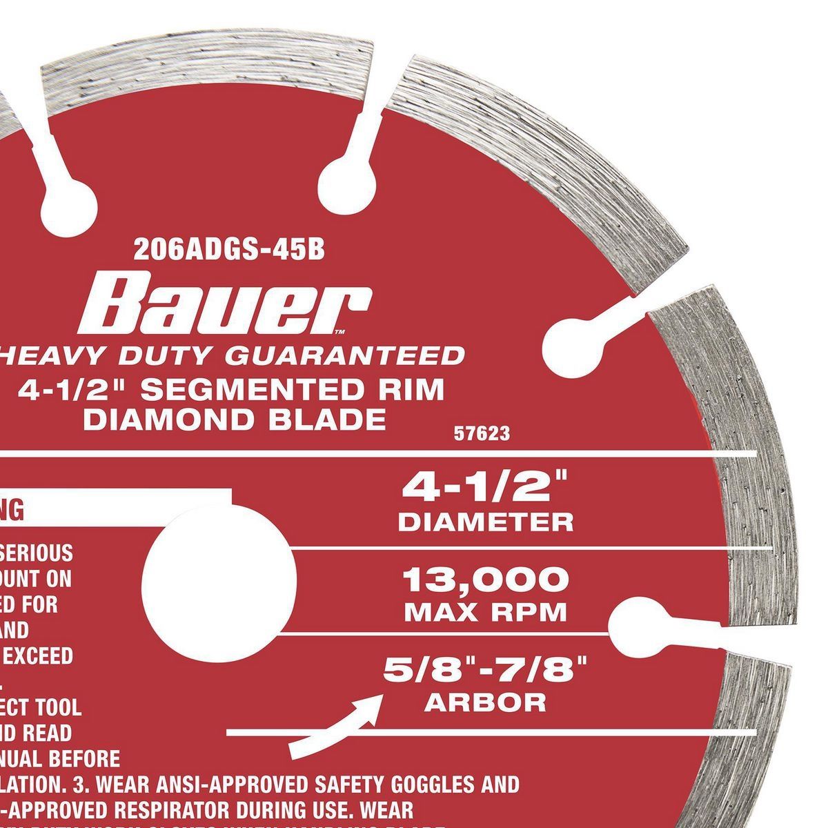 4-1/2 in. Segmented Rim Diamond Saw Blade Y211347