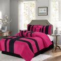 7 Piece Suede Winter Bedding Comforter Set W127525