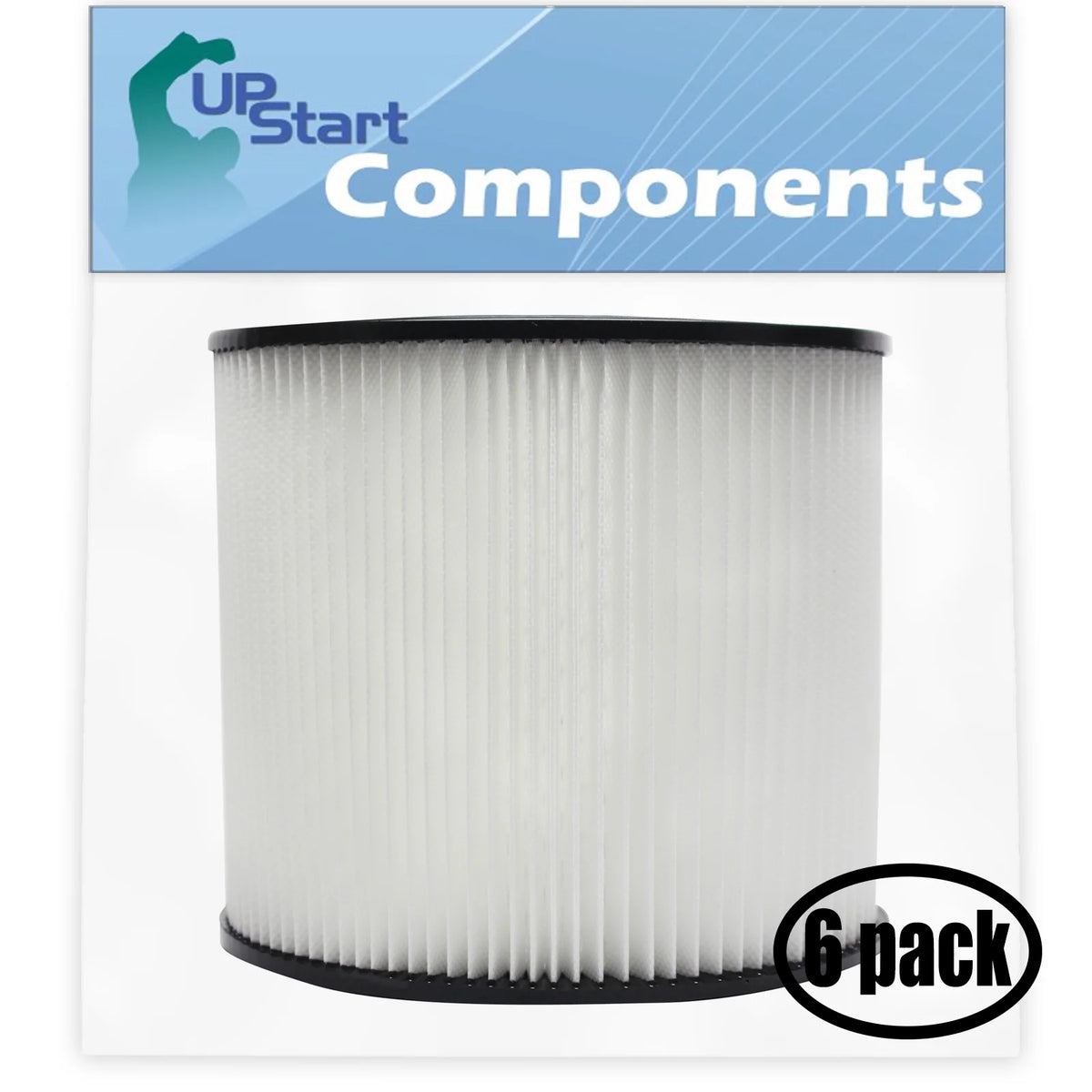 6-Pack Wet/Dry Vacuum Cartridge Filter Z234