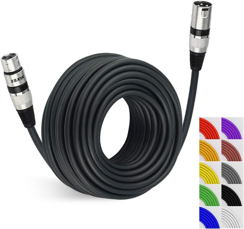 50 Ft 4 Pack XLR Microphone Cable R758