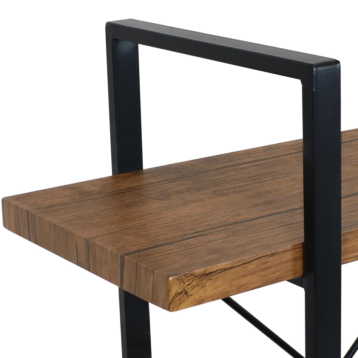5 Shelf Wood Veneer Bookshelf H438