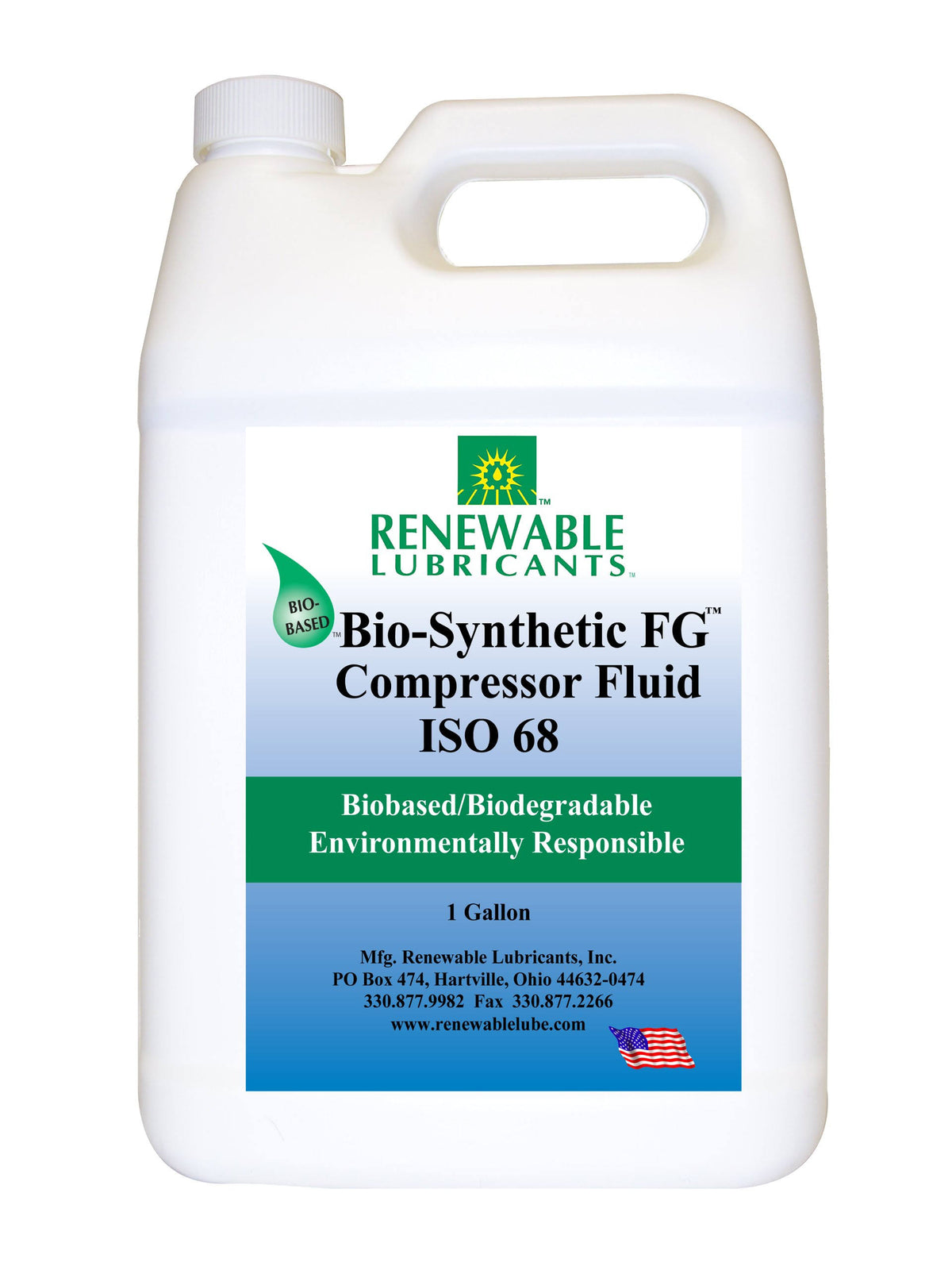 Compressor Oil, 1 Gal, ISO 68 J58751