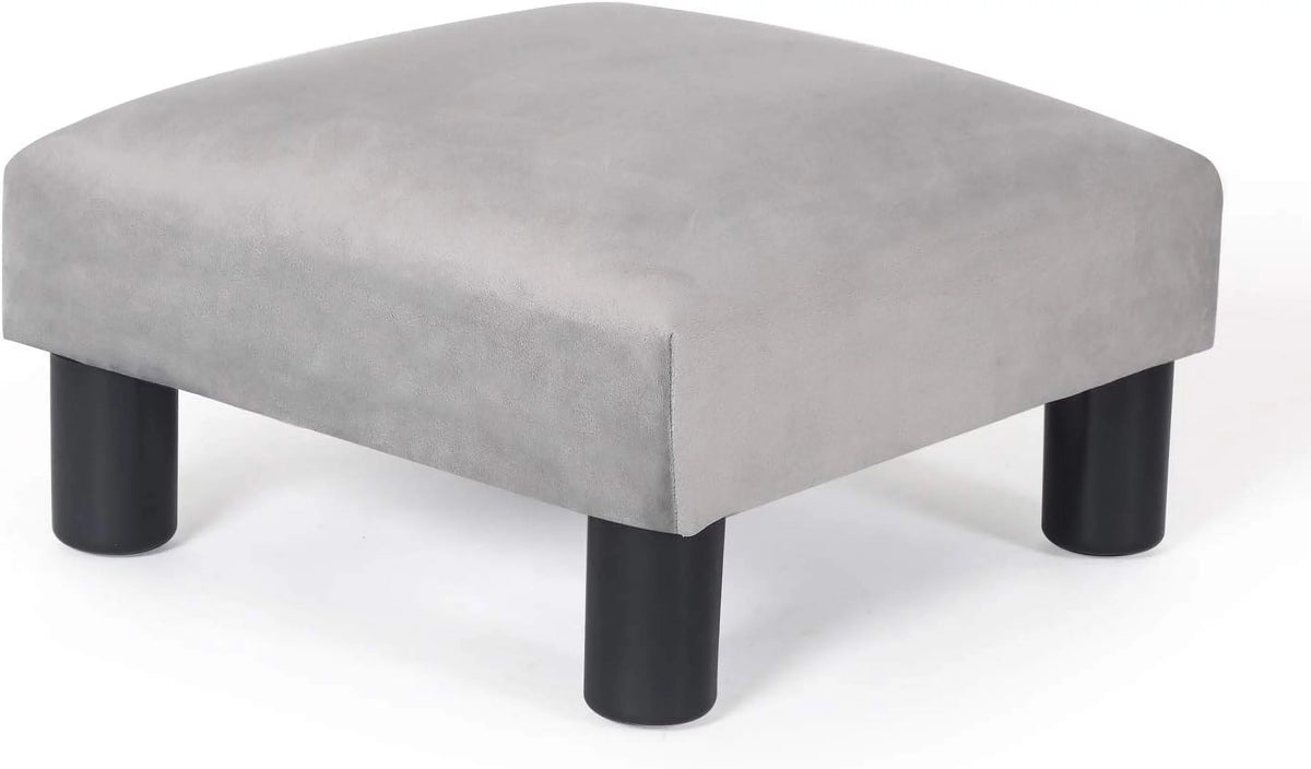 Velvet Ottoman Footstool Y278495