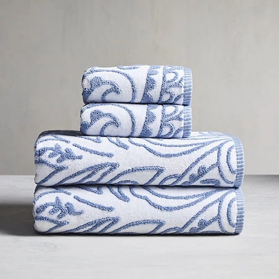 6 Piece Heathered Towel Set Q177
