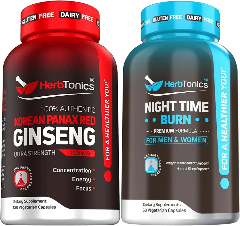 1500mg Korean Red Panax Ginseng with Melatonin X205