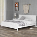Solid Wood King Platform Bed N320