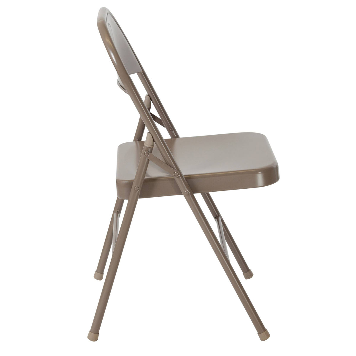 4 Pack Beige Metal Folding Chair O866