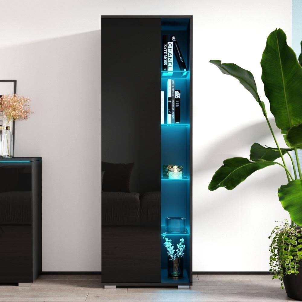 Gray Bookcase D966