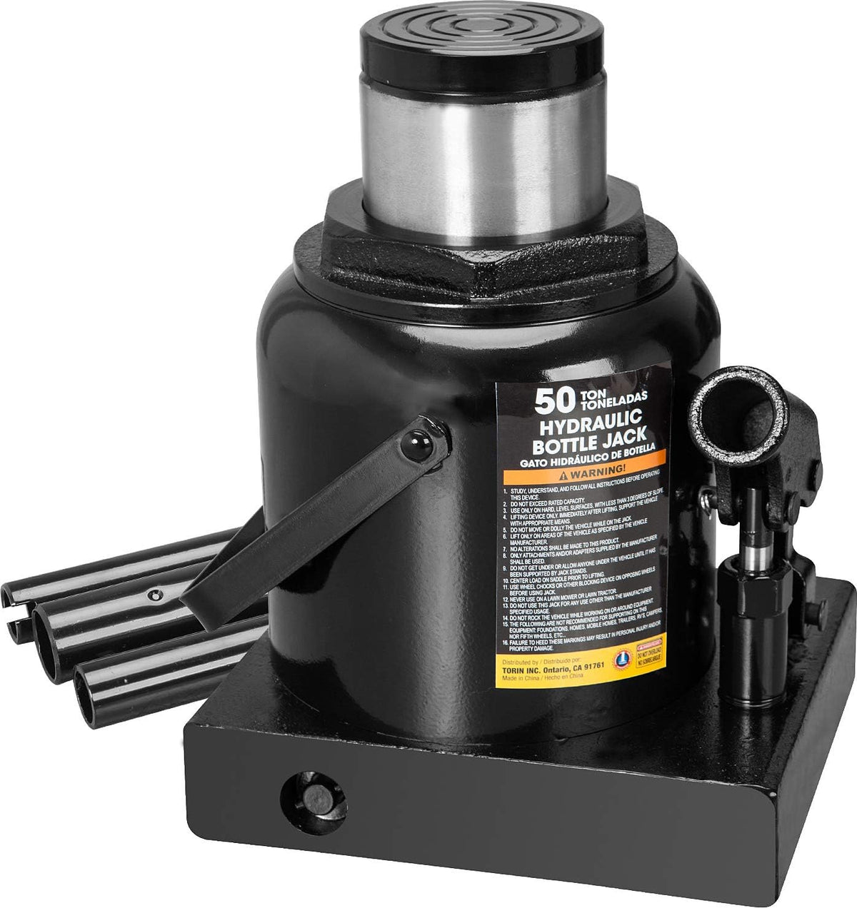 Black Pack of 2 Hydraulic Bottle Jack W688598