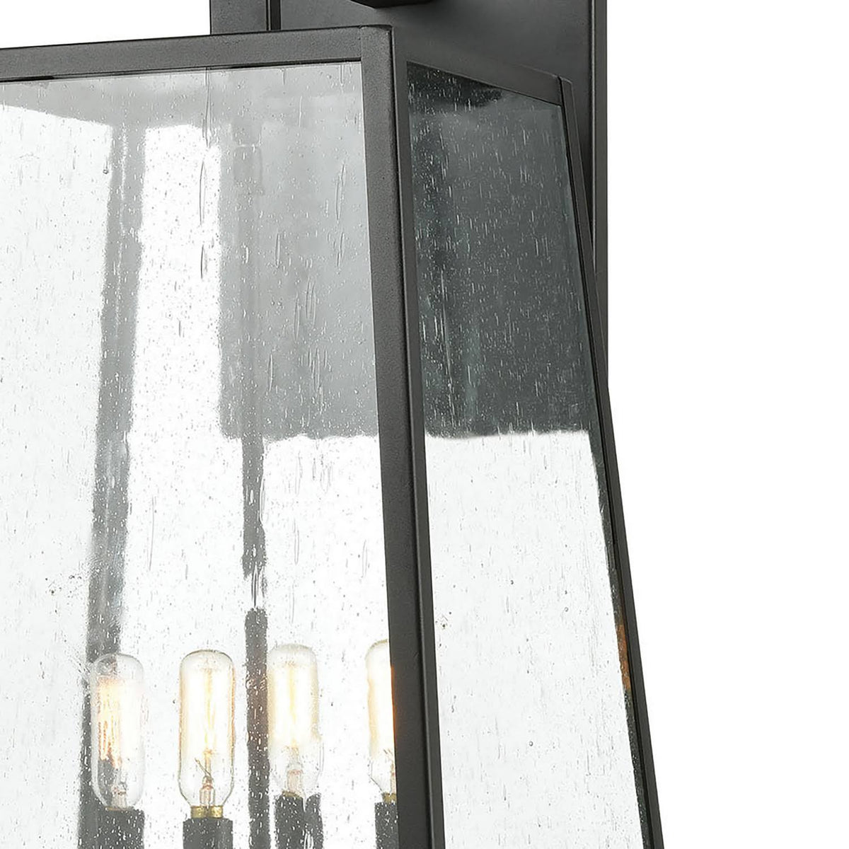 4-Light Charcoal Sconce with Seedy Glass Y263273