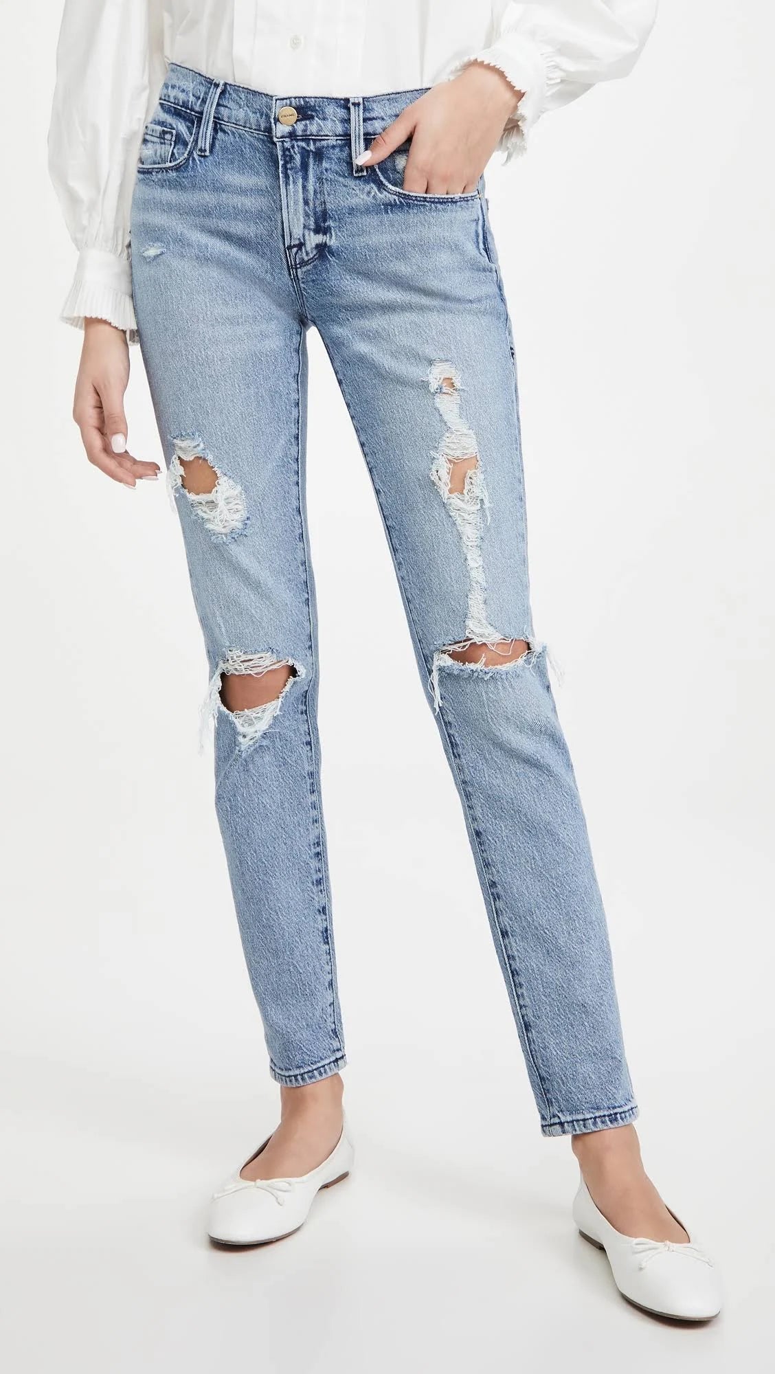 Size 34 Rips Jeans Y339468