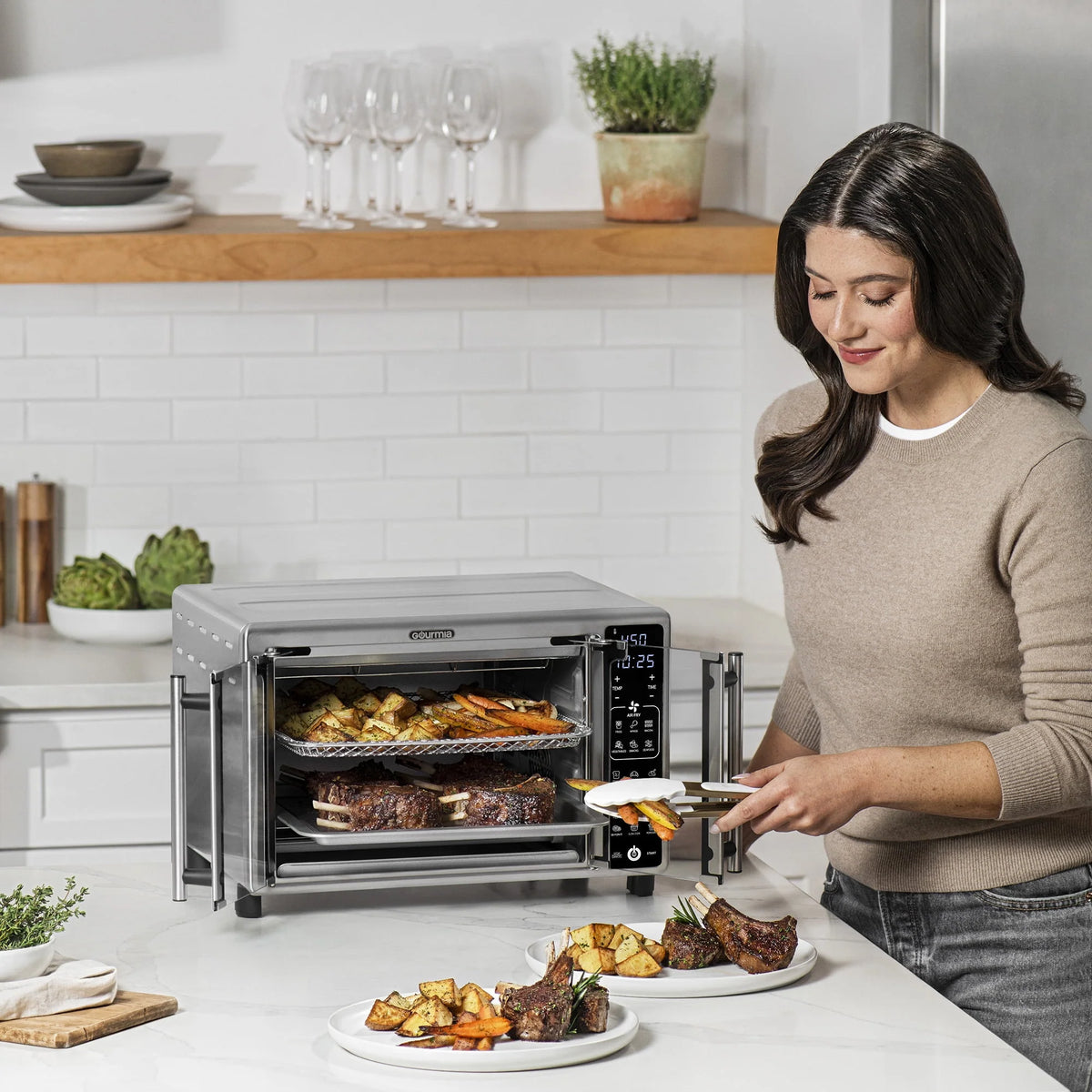 6-Slice Digital Toaster Oven Air Fryer Q7120