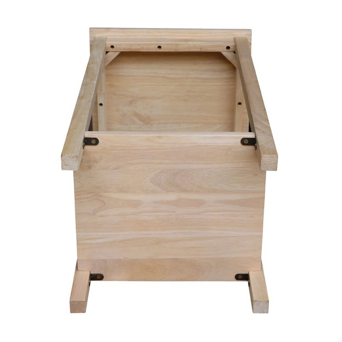 Solid Wood Unfinished Accent Table G775788