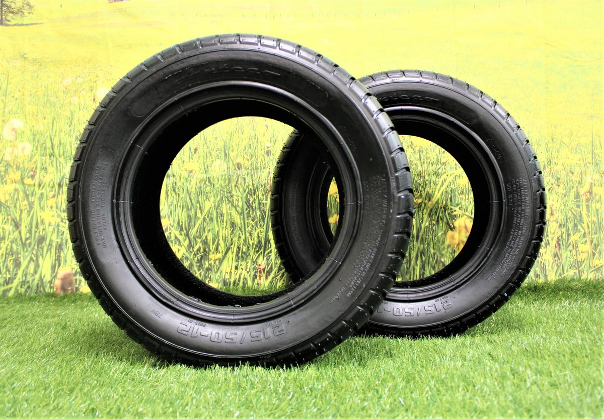 215/50-12 4 Ply Set of 2 Golf Cart Tires I8158