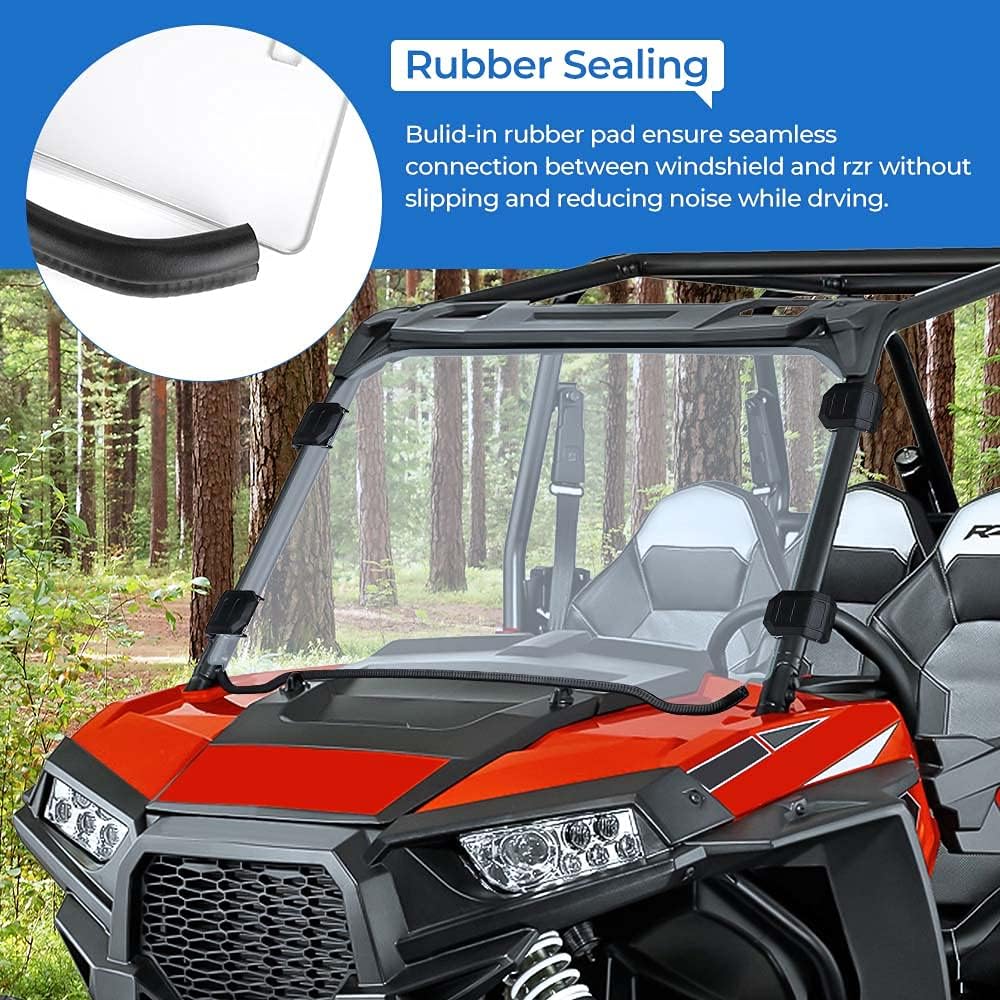 UTV Full Windshield Front W924