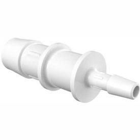 5/8x22 to 1/4x22 Barbed Reduction Coupler, Natural Nylon A734