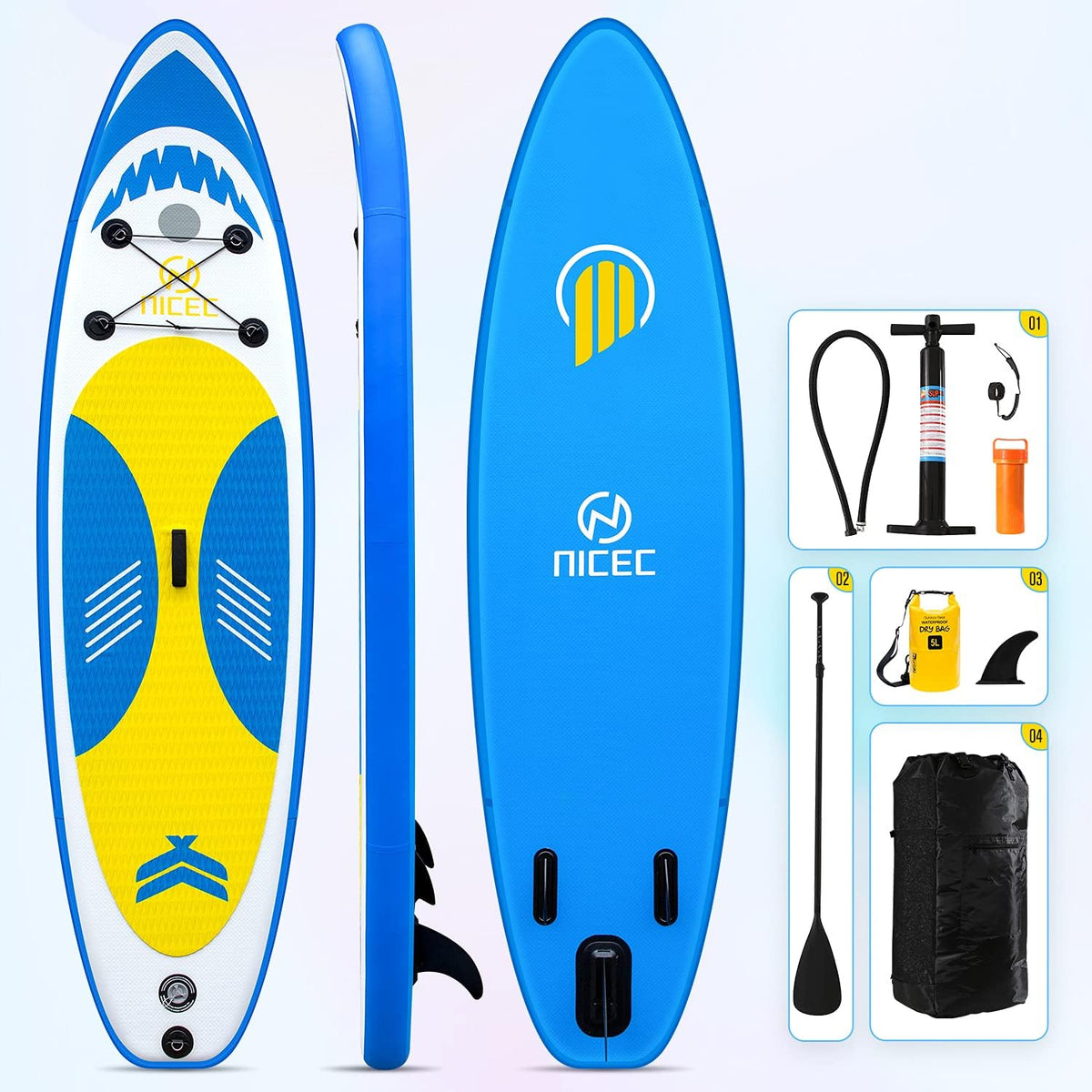 Inflatable Stand Up Paddle Board with Carry Bag B48801