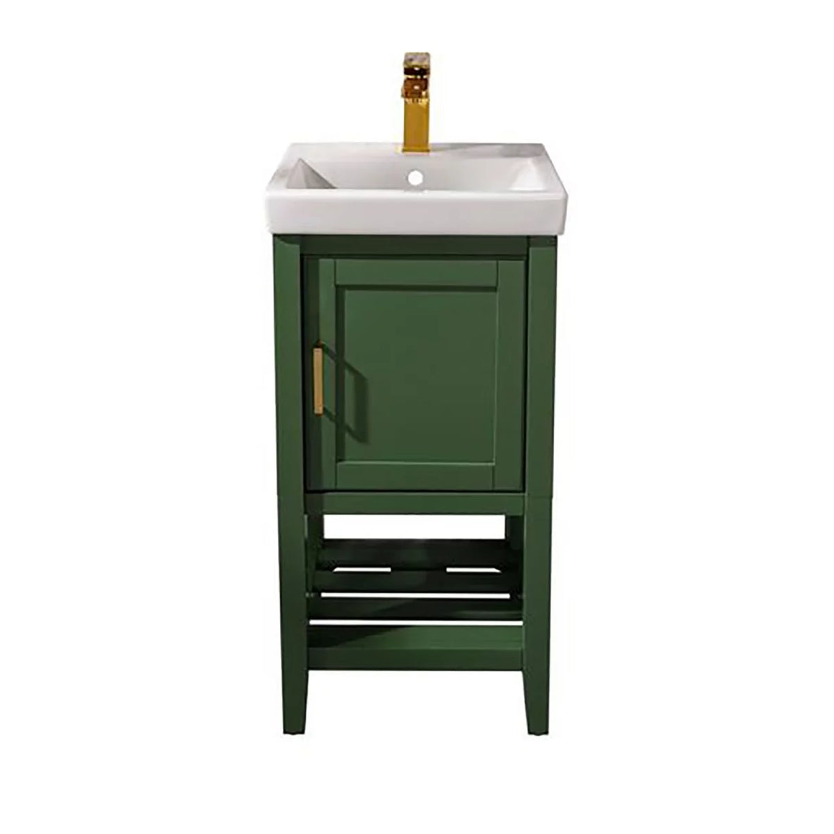 18" Green Sink Vanity P95078
