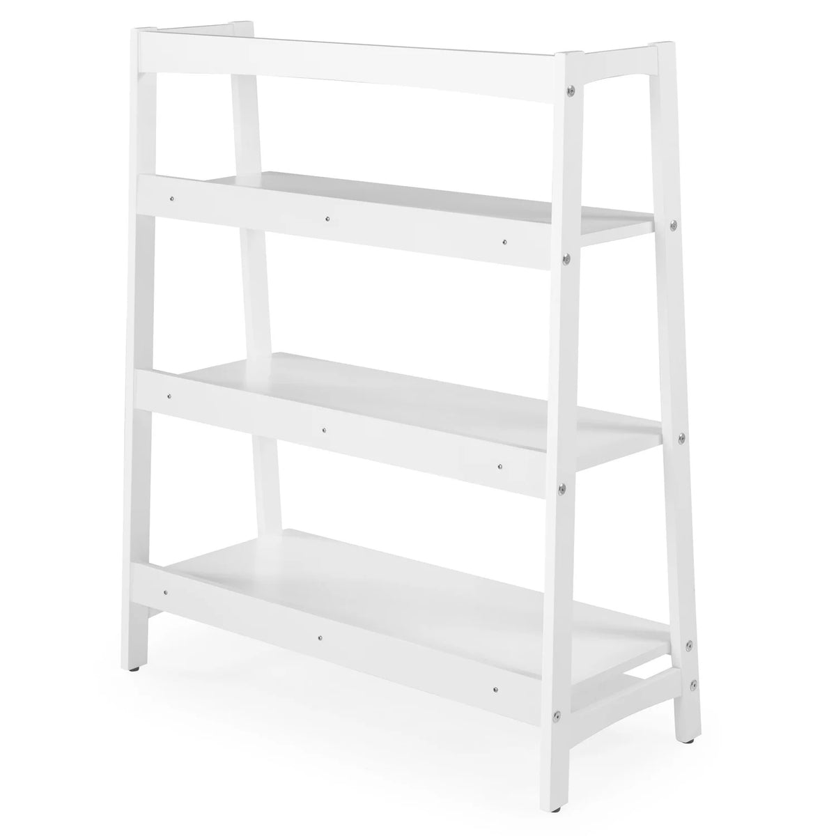 Mid Century White Shelving Unit C383605