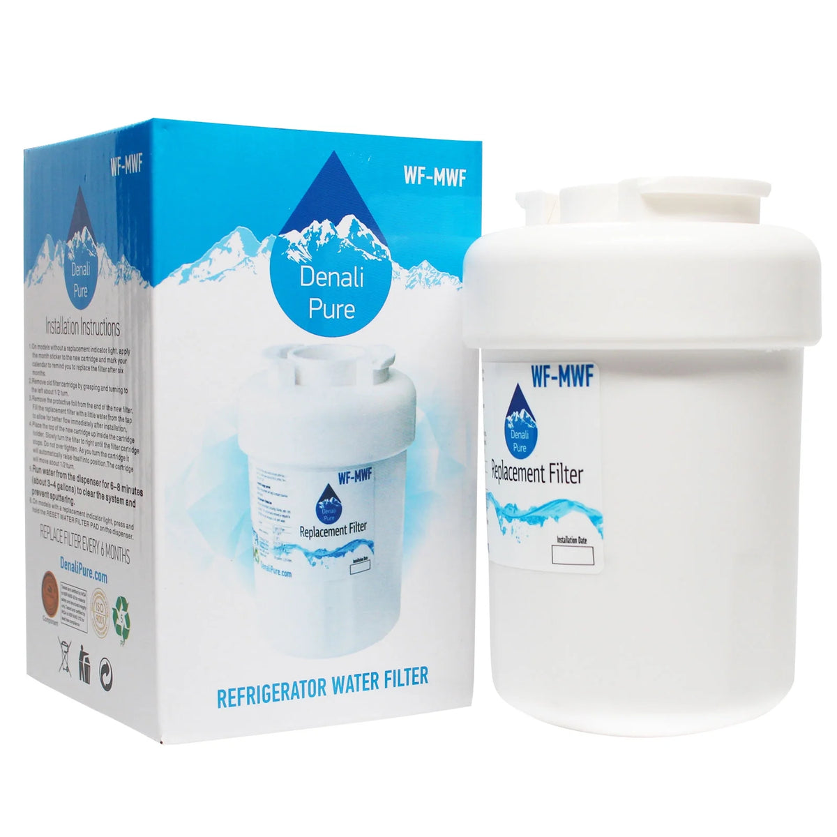 3-Pack Replacement Refrigerator Water Filter I924244