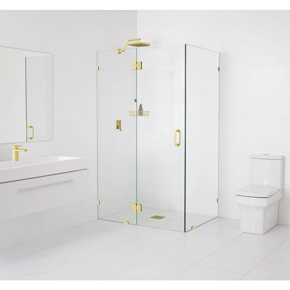 Brass Frameless Shower Door K6404