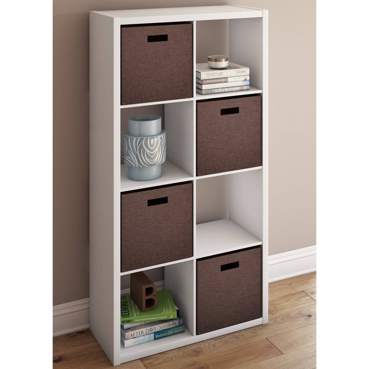 Brown Cube Bookcase A78951