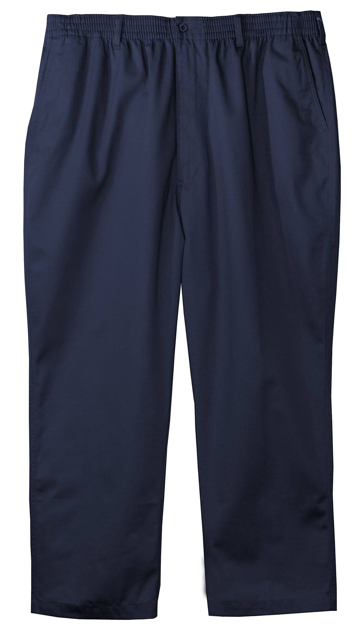 Navy Elastic Waist Casual Pant A9241
