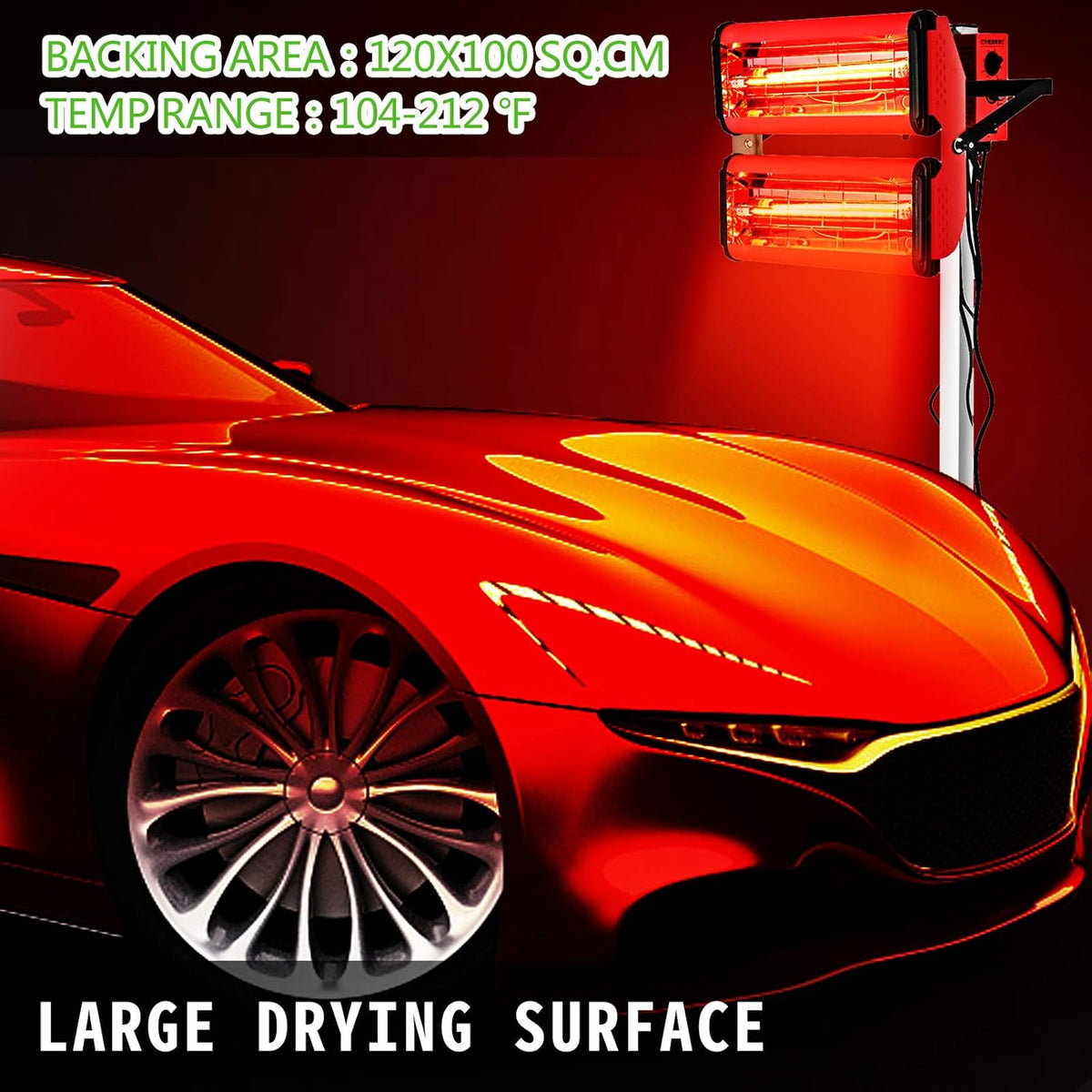 2000W Short Wave Infrared Paint Curing Lamp O85747
