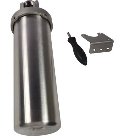 10 inch Filter Housing 0.75 inch NPT 304 SS Water Purification K58343