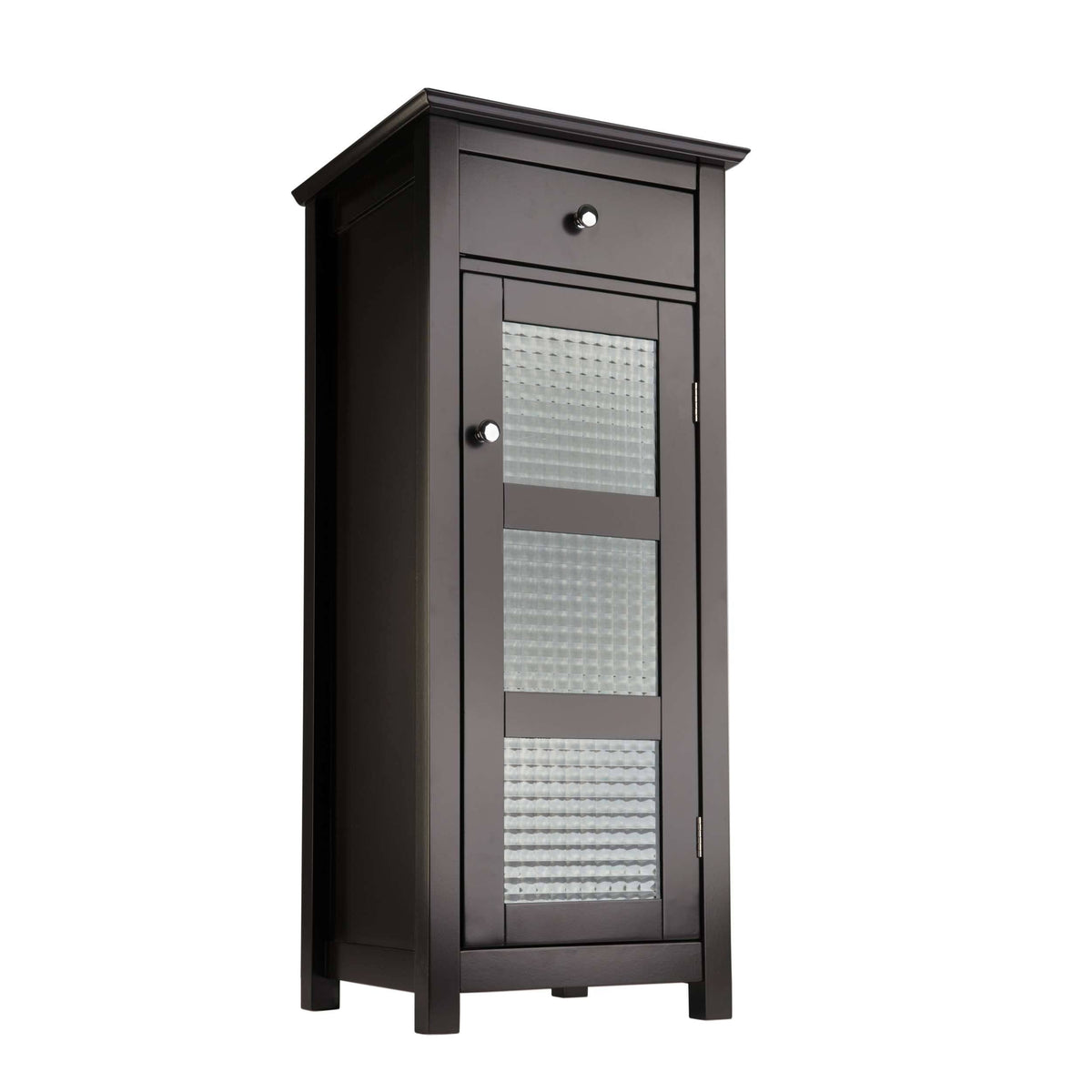 Espresso 1 Door 1 Drawer Floor Cabinet R830998