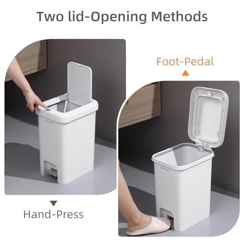 5.7 Gallon Step Trash Can with Lid M9972