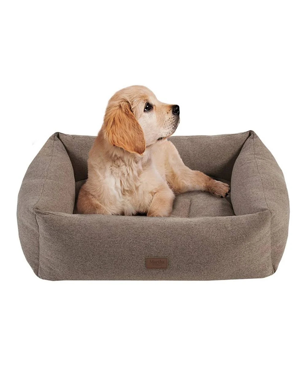 Brown 4-Sided Bolster with Ortho Base and Removable Cover H2181