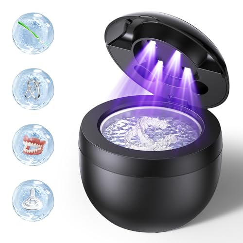 Ultrasonic Retainer Cleaner with 200ML Capacity, 45kHz, 4 Modes Q37209