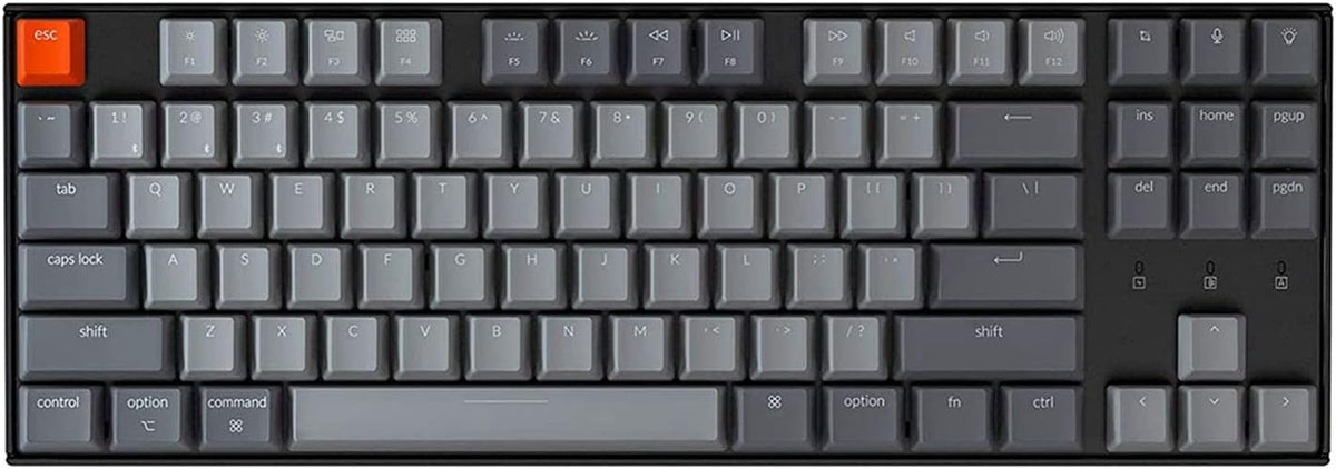 Tenkeyless Wireless Mechanical Keyboard with RGB Backlight Bluetooth Type-C Gateron G Pro Red Switch M2771