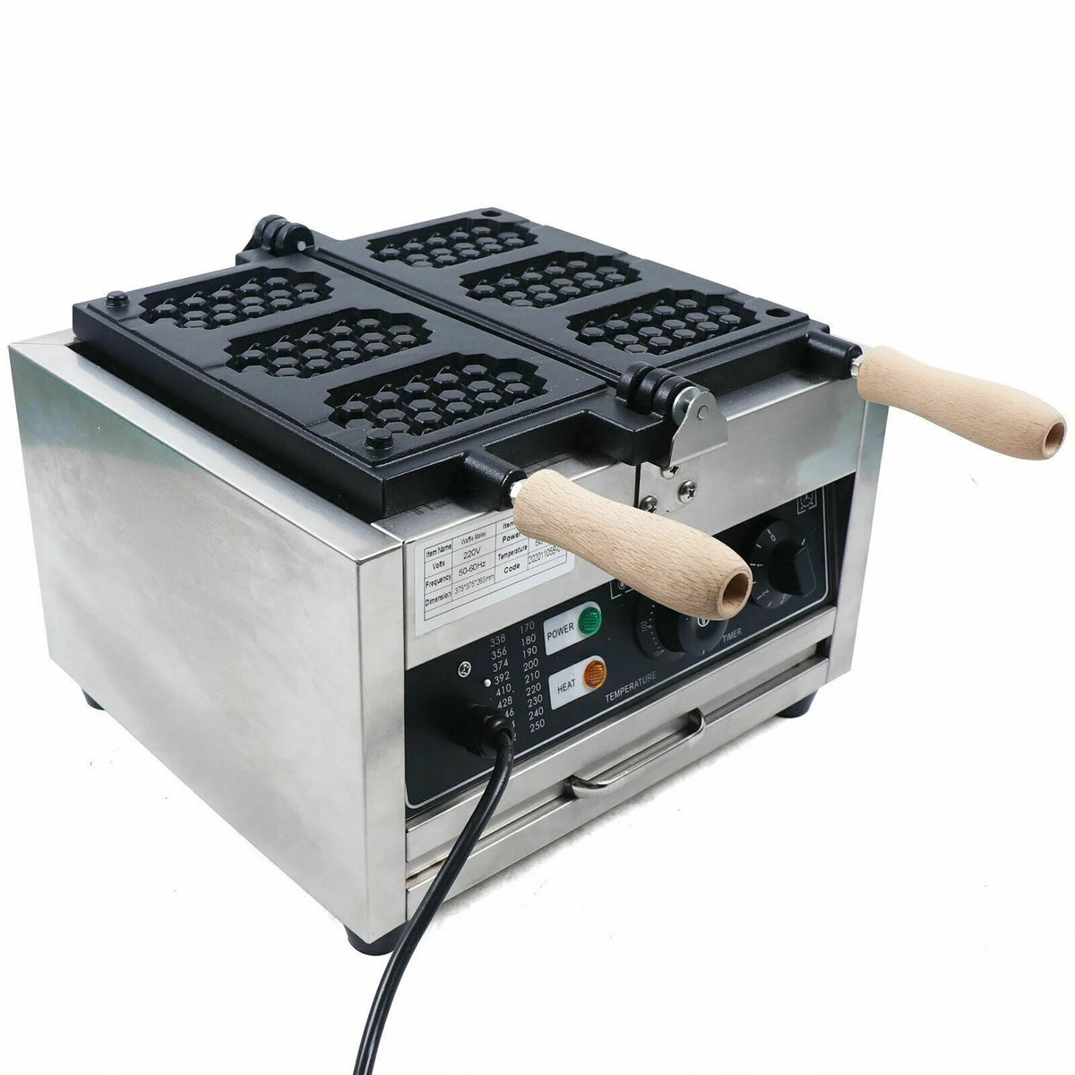 Nonstick Electric Waffle Maker 1500W O2388