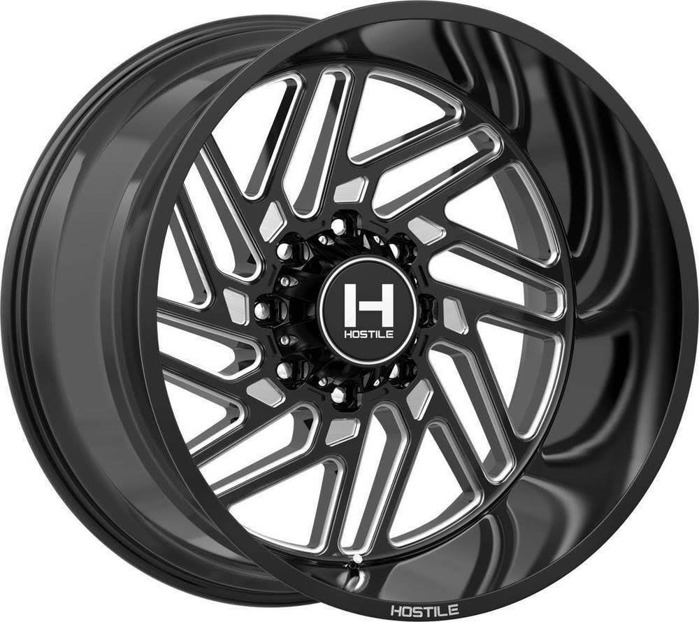 20x12 8x6.5 Blade Cut Black Wheel T32985