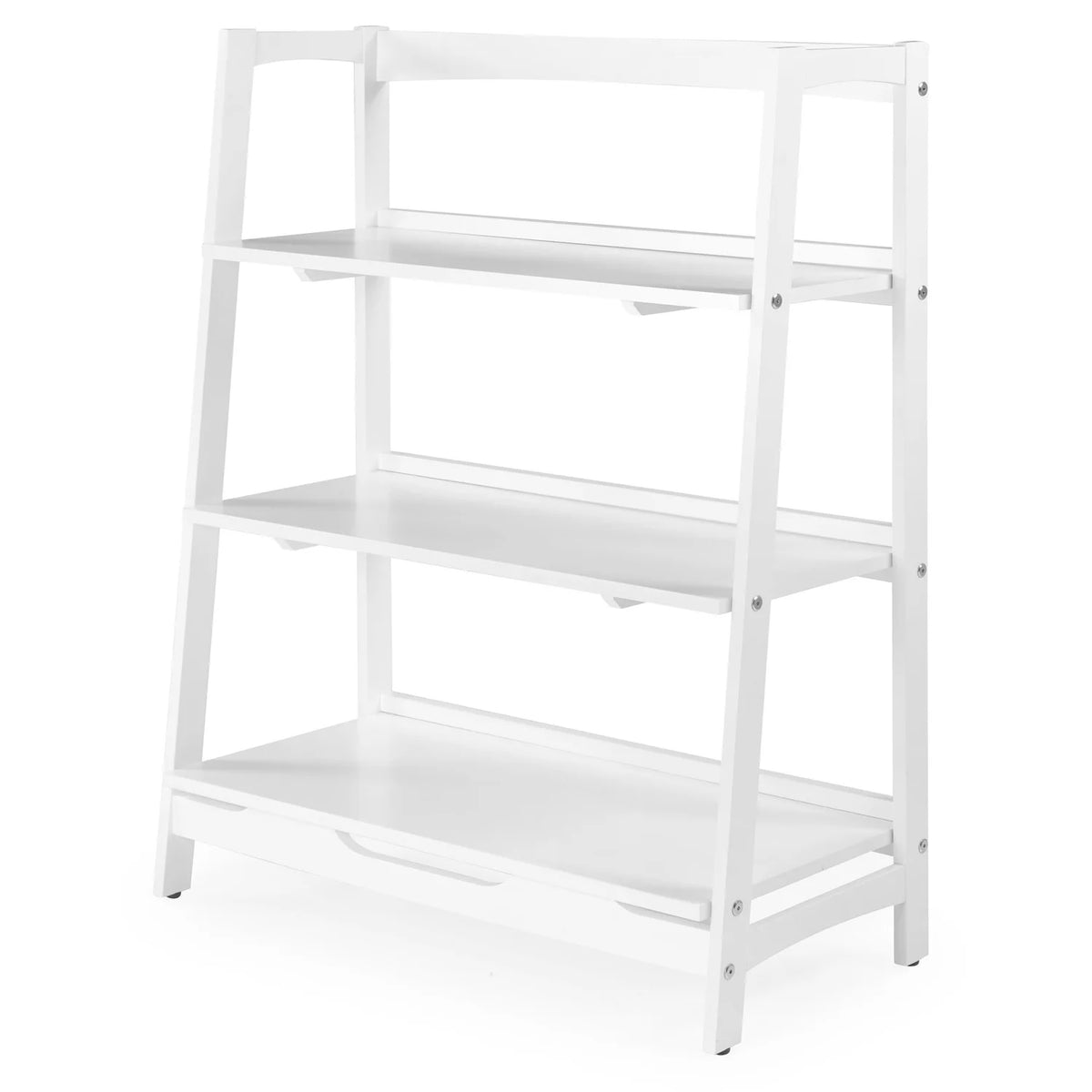 Mid Century White Shelving Unit C383605