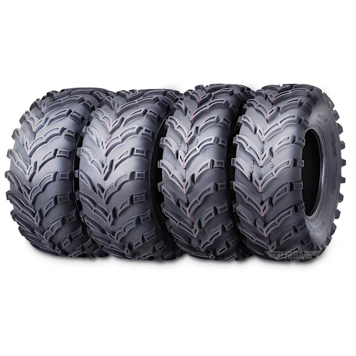 ATV/UTV Tires 25x8-12 Front & 25x10-12 Rear 6PR Set 4 O27347