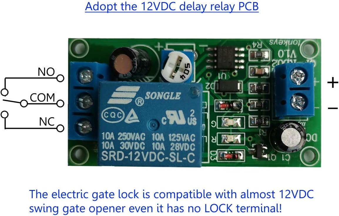 12VDC Outdoor Automatic Electric Gate Lock H812