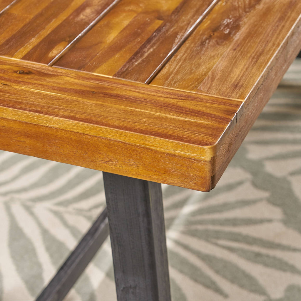 Teak Acacia Wood Dining Table Y37946