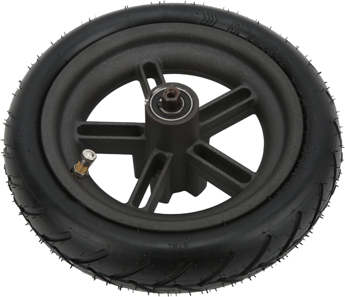 8.5 Inch Scooter Rear Tire Set with Inner Tube and Hub, Pack of 2 Y33854