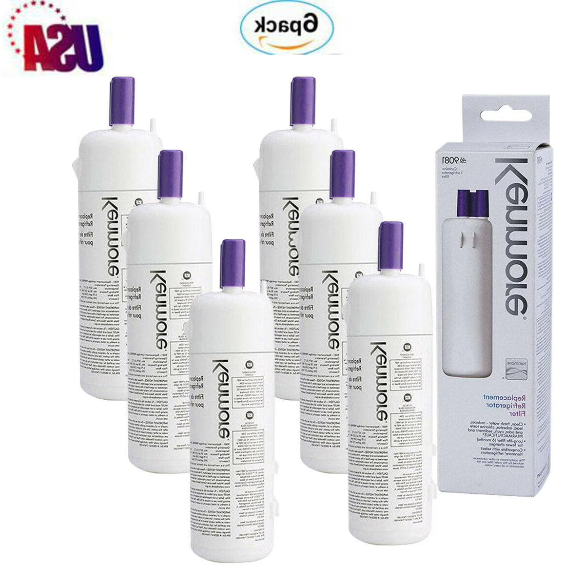 6 Pack Replacement Refrigerator Water Filter E640