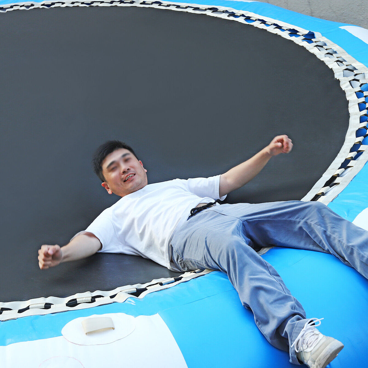 17-ft Inflatable Water Trampoline Floating Island L754