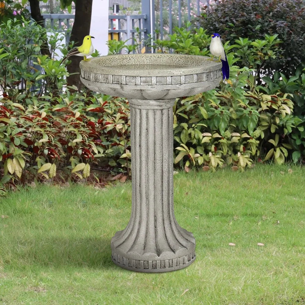 24" Concrete Bird Bath W348694